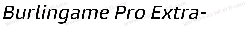Burlingame Pro Extra字体转换